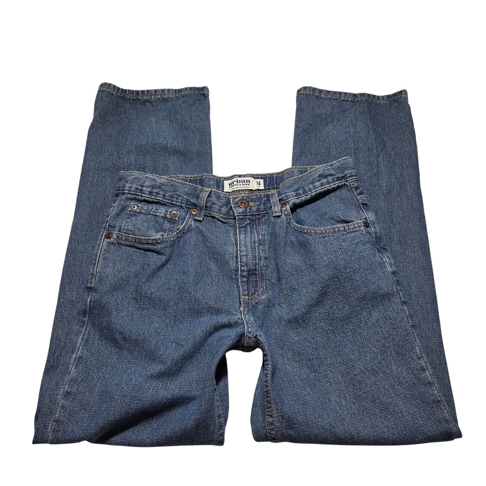 Urban Pipeline Boys Straight Leg Jeans Medium Wash Blue Denim Size 14 Regular